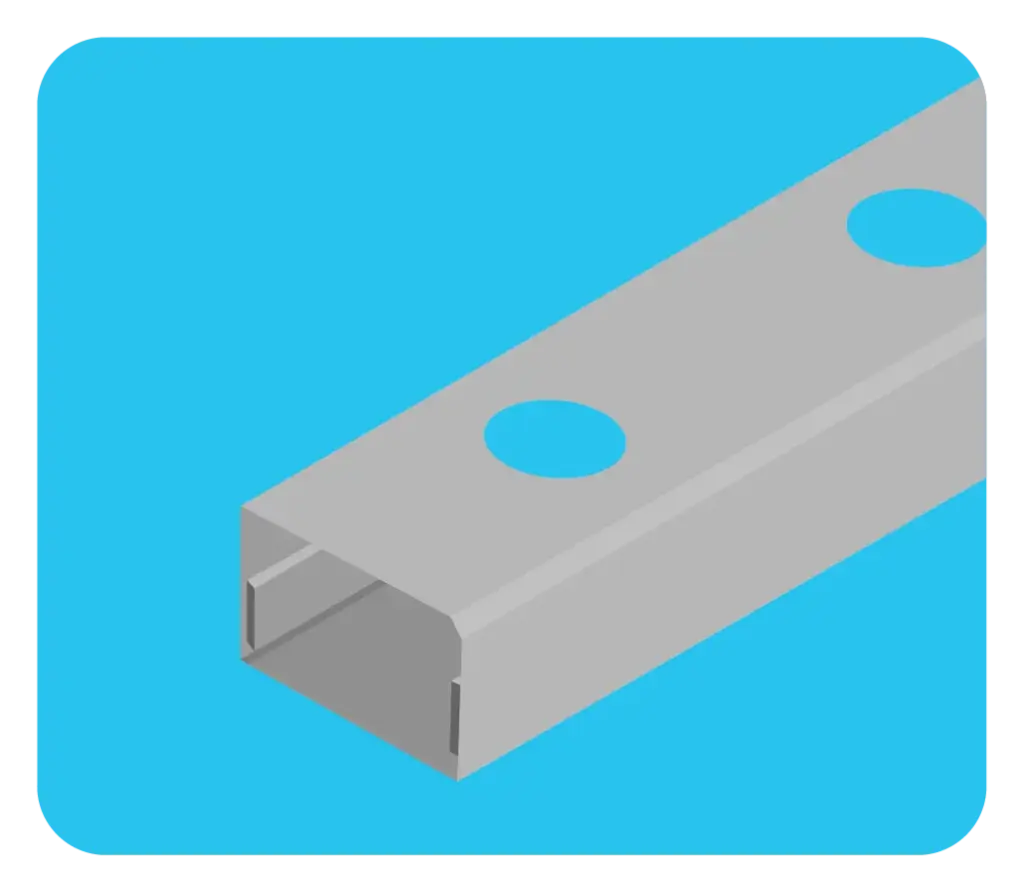 Two Piece Track - Clay