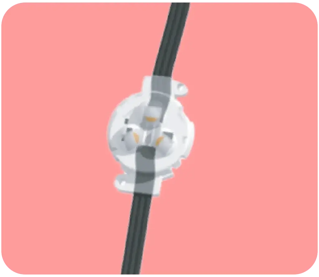 30mm LED Pucks 24V-700mm cable