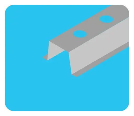 [ST34WNNTMEG] 3/4" Track- Nutmeg